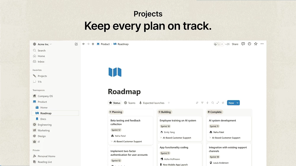 Notion – Screenshot 1